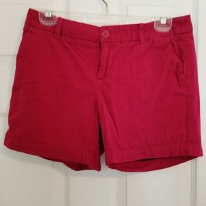 Red Merona Chino Shorts